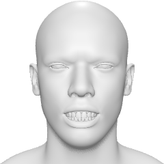 Grimacing