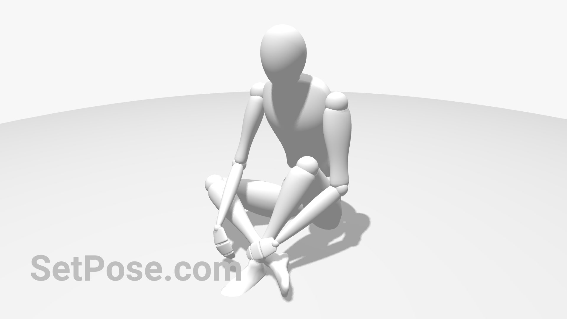 Sitting 4 reference pose
