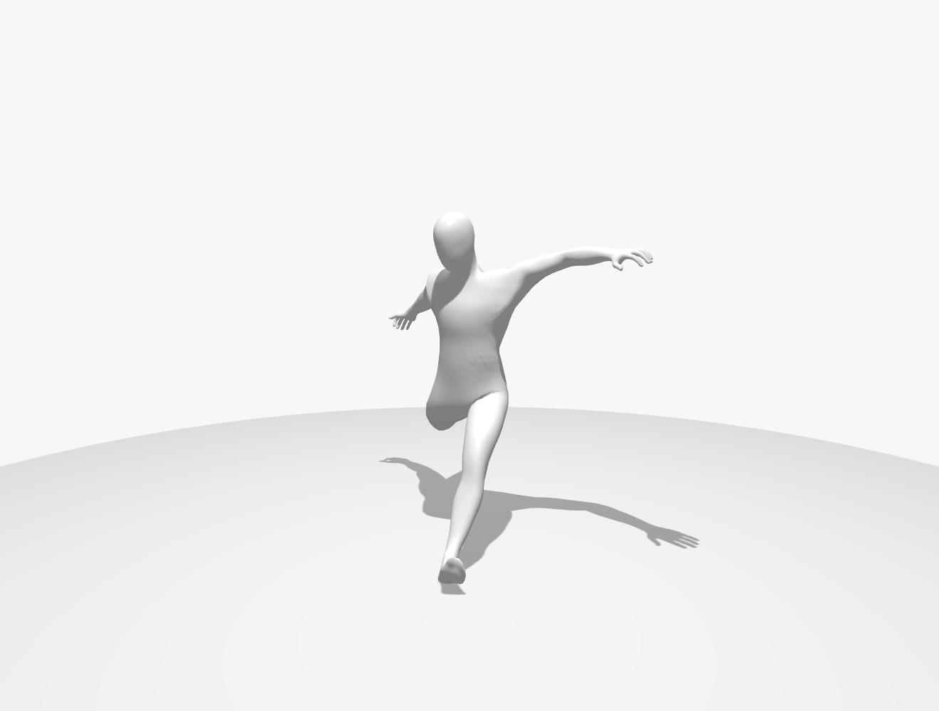 3D Ball kick (football) pose reference