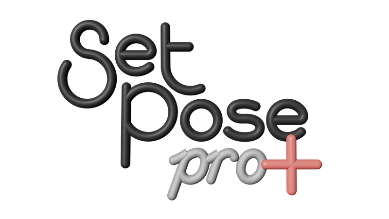3D Logo of SetPose Pro+